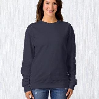 Navy Blue Sweatshirt / Anpassen