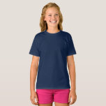Navy Blue T - Shirt für Kinder / Anpassen<br><div class="desc">Kinder T - Shirt: Erstellen Sie Ihren eigenen, benutzerdefinierten T - Shirt mit Text. Leichte Einstellungen (Design bearbeiten) durch das Hinzufügen von mehr Text, Hintergrundfarben oder mehr Bildern.</div>