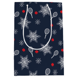 Navy Blue 💙 Tennis Weihnachten Mittlere Geschenktüte