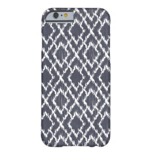 Navy Blue Tribal Print Ikat Geo Diamond Muster Barely There iPhone 6 Hülle