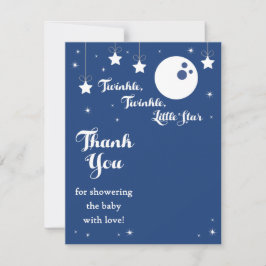 Navy Blue Twinkle, Twinkle Little Star Fevor Card Mitteilungskarte
