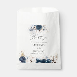 Navy Blue und Dusty Rose Brautparty Fevor Bag Geschenktütchen