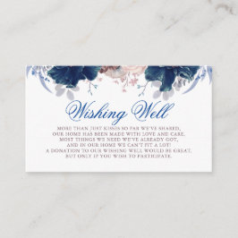 Navy Blue und Mauve wollen gut Begleitkarte