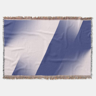 Navy Blue und Pink Diagonal Color Block Ombre Decke