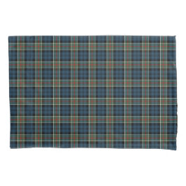 Navy Blue und Red Colquhoun Clan Tartan Kissenbezug