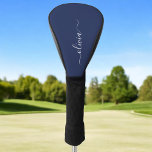 Navy Blue und White Modern Monogram Golf Headcover<br><div class="desc">Unsere Navy Blue and White Modern Monogram Collection: Erhöhen Sie Ihre Wohngestaltung mit unserer ausgeklügelten Kollektion, die ein zeitgenössisches Marineblau-Farbschema bietet. Jedes Stück ist sorgfältig gefertigt, um Eleganz und Stil zu entfesseln, um jedem Zimmer eine Touch modernen Flairs hinzuzufügen. Egal ob Sie mit Monogramm Kissen, personalisierte Wandkunst oder elegantes Küchenzubehör...</div>