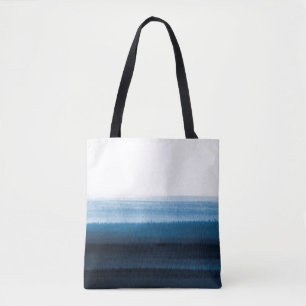 Navy Blue Watercolor Ombre