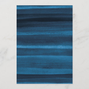 Navy Blue Watercolor Ombre Einladung