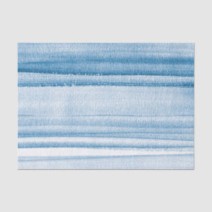 Navy Blue Watercolor Ombre Tissue Paper Seidenpapier