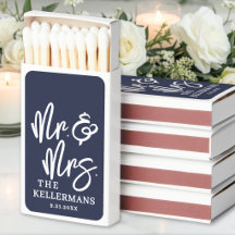 Navy Blue Wedding Favor