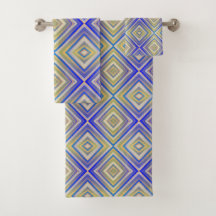 Navy Blues Alternative Diamond Pattern