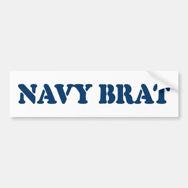 NAVY BRAT AUTOAUFKLEBER (Vorne)