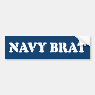 NAVY BRAT AUTOAUFKLEBER