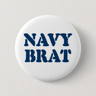 NAVY BRAT BUTTON