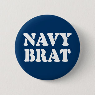 NAVY BRAT BUTTON