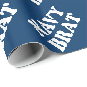 NAVY BRAT GESCHENKPAPIER