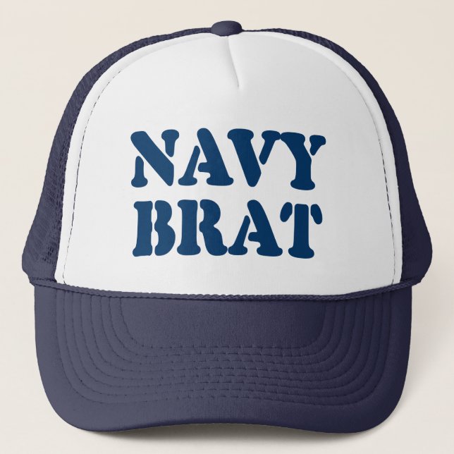 NAVY BRAT TRUCKERKAPPE (Vorderseite)