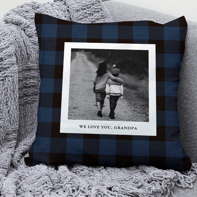 Navy Buffalo Plaid | Photo for Grandpa Kissen (Von Creator hochgeladen)