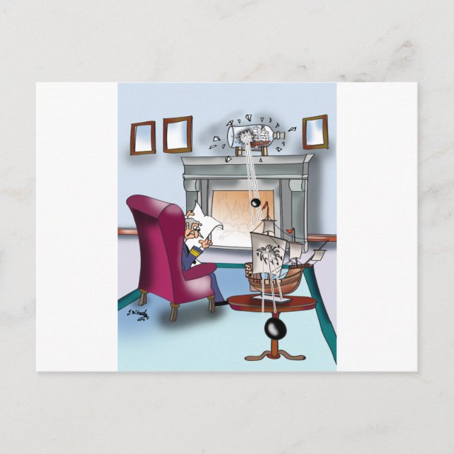 Navy-Cartoon 9384 Postkarte (Vorderseite)