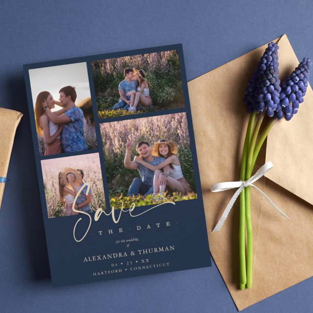 Navy Collage Wedding Rett Datum 4 Fotos Covid19 (Von Creator hochgeladen)
