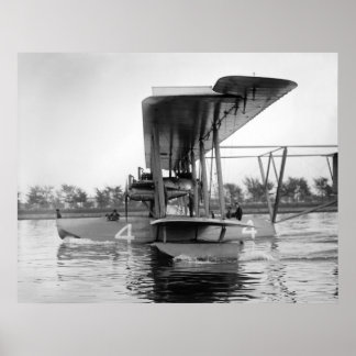 Navy Curtiss NC-4 Flying Boat, 1918 Poster
