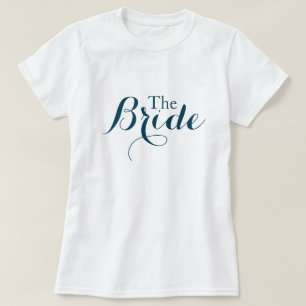 Navy der T - Shirt der Braut
