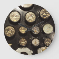 Navy Engine Room Clock