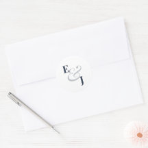 Navy-Et-Zeichen-Hochzeit | Umschlag-Siegel