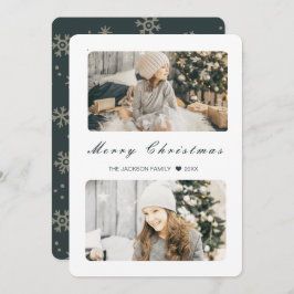 Navy Frohe Weihnachten Moderne 2 Foto