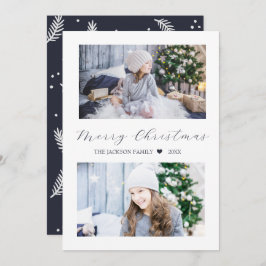 Navy Frohe Weihnachten Moderne 2 Foto