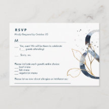 Navy Gold Ampersand Suite UAWG
