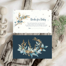 Navy Gold Baby It's Cold Outside Baby-Bücher Ticke