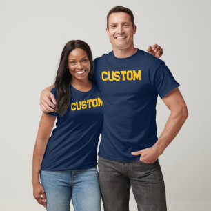 Navy & Gold CUSTOM T - Shirt