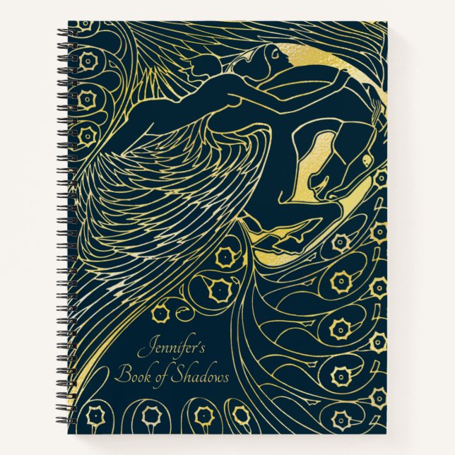 Navy Gold Goddess Psyche Buch Schatten (Vorderseite)