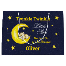 Navy Gold Twinkle Little Star