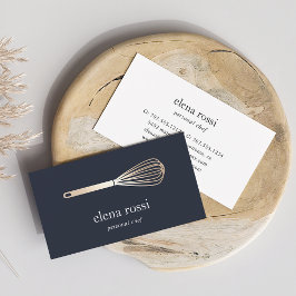 Navy & Gold Whisky-Logo | Koch Catering Bäckerei Visitenkarte