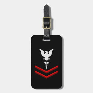 Navy Hospital Corpsman 2. Klasse FMF Gepäckmarke Gepäckanhänger