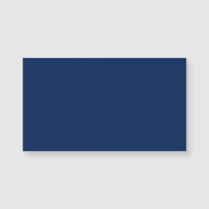 Navy Indigo Einfarbige Farbe   Klassisch und Elega Magnetkarte
