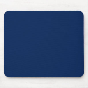 Navy Indigo Solid Color Klassisch und elegant Mousepad