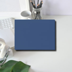 Navy Indigo Solid Color   Klassisch und elegant Post-it Klebezettel