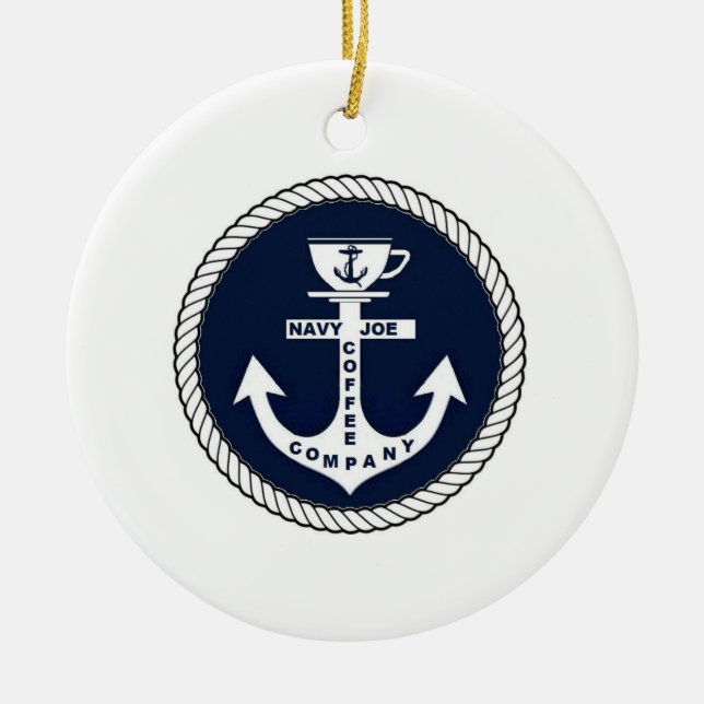 Navy Joe Coffee Company Weihnachtsschmuck (Vorne)