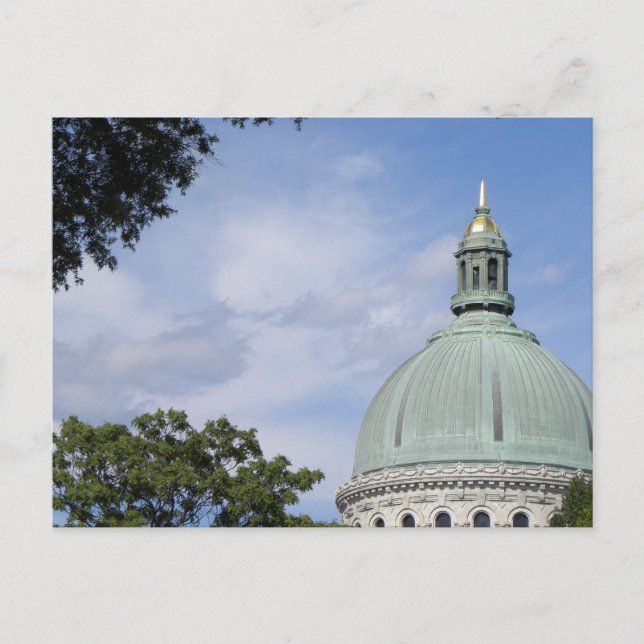 Navy Kapelle Dome Big Sky Postcard Postkarte (Vorderseite)