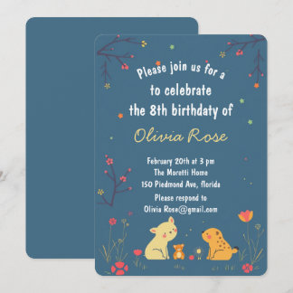 Navy Kids Birthday Card Fun Nautical Party Feiertagskarte