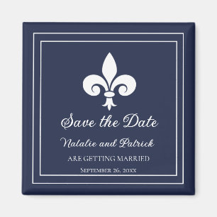 Navy-Lilie speichert das Date-Magnet Magnet