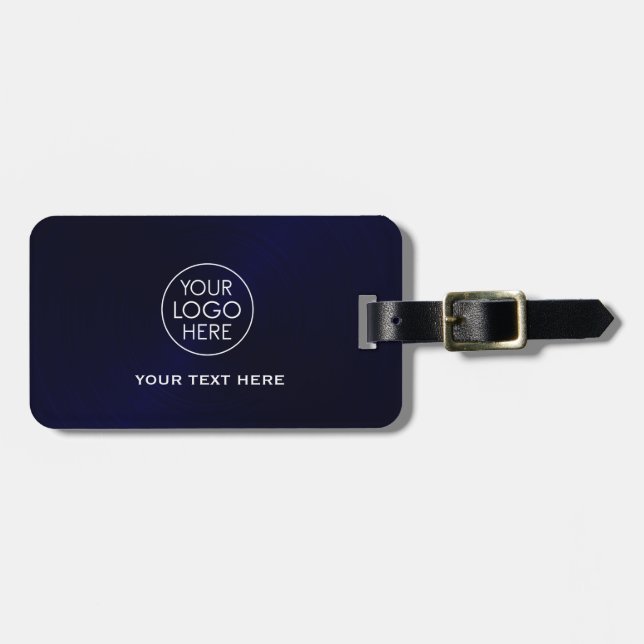 Navy-Logo Gepäckanhänger (Vorderseite horizontal)