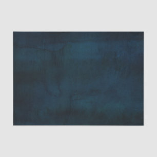 Navy Luster Dunkelblaue Wasserfarbe Textur Hochzei Seidenpapier