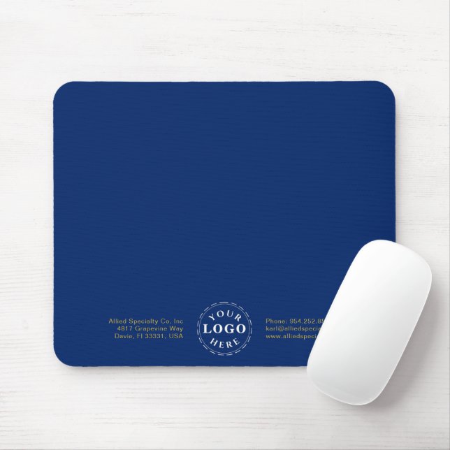 Navy-Mauspad – Fördern Sie Ihr Unternehmen mit Sti Mousepad (Mit Mouse)