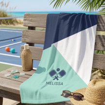 Navy Mint Coastal Sommer Pickleball Name