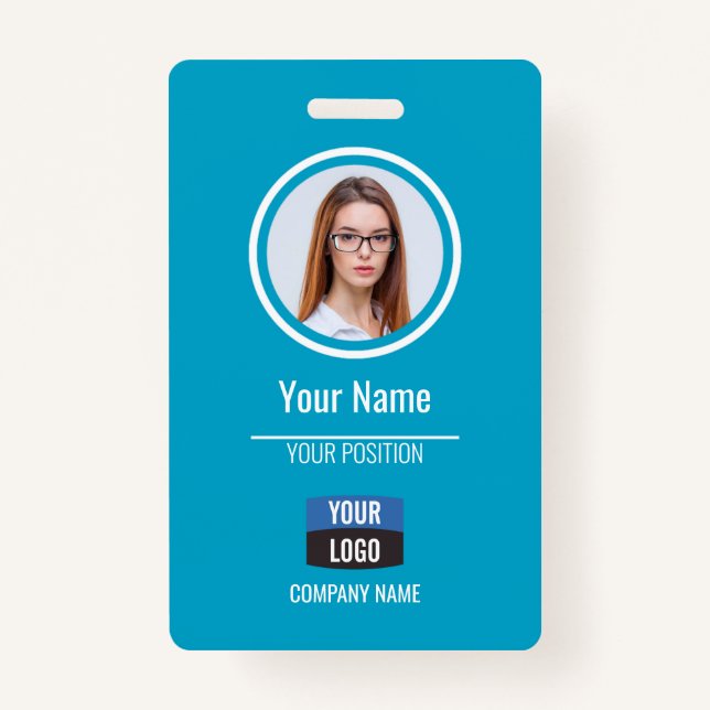Navy - Mitarbeiter Foto ID Company Security Abzeic Ausweis (Vorderseite)