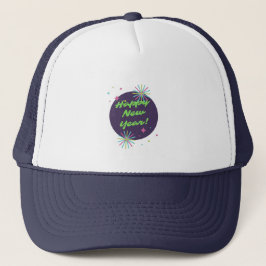 Navy New Years Hat Truckerkappe